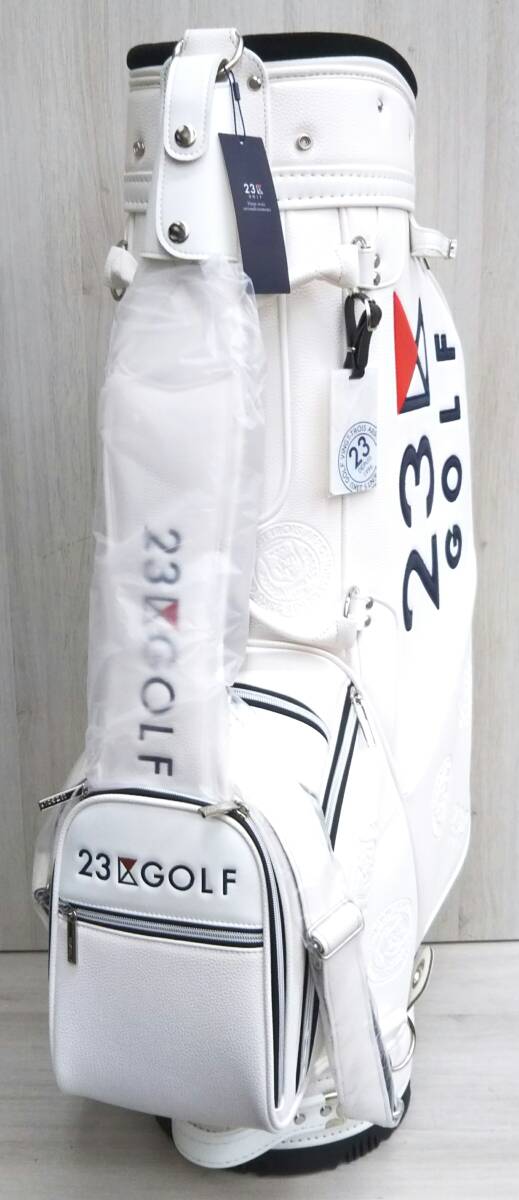 通販 公式サイト - 驚きの激安価格 キャディバッグ 04【未使用品】23区GOLF TOUR 参考価格59400円 5.0kg 9.5型 サイズF 001 NM-0861 BO1P ホワイト SIRIES VINTAGE その他