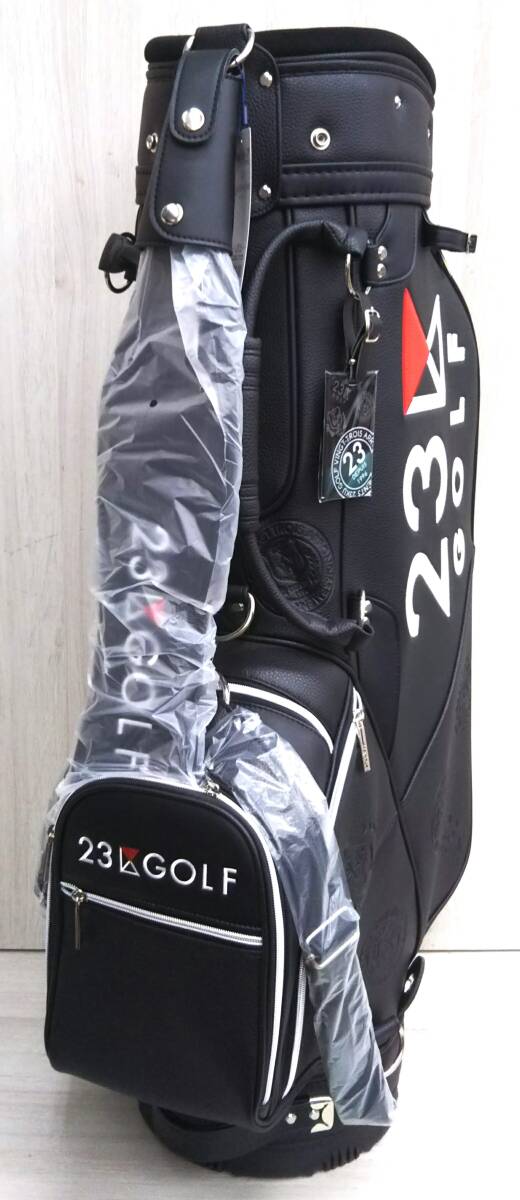 2024年 お歳暮・冬ギフト特集 03【未使用品】23区GOLF キャディバッグ TOUR VINTAGE SIRIES ブラック BO1P NM-0861 005 サイズF 9.5型 5.0kg 参考価格59400円 その他