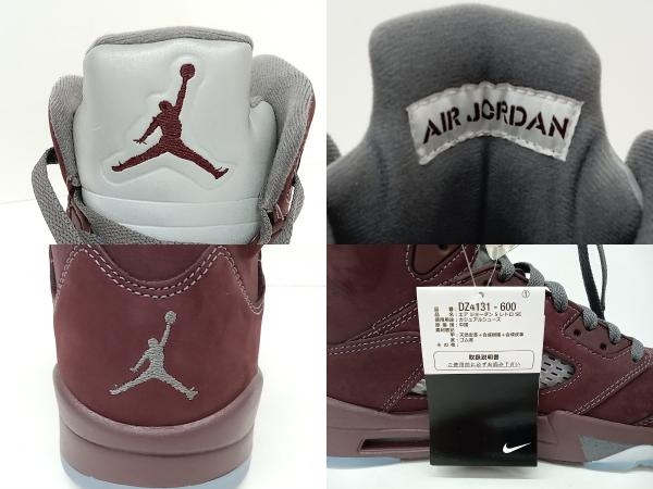 NIKE ナイキ AIR JORDAN5 Burgundy DZ4131-600 スニーカー 28.5cm ボルドー 通年の画像9