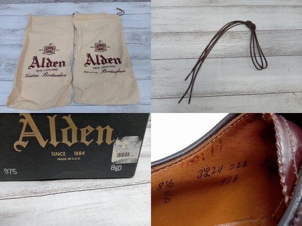 ALDEN ALDEN J.CREW 975 ウィングチップ 表記サイズ 8.5インチ ブラウン系 店舗受取可_画像9
