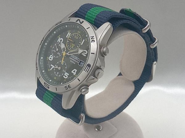 ジャンク 【SEIKO】セイコー 7T92-0DX0 腕時計 10BAR メンズ 中古 ベルト社外品の画像2