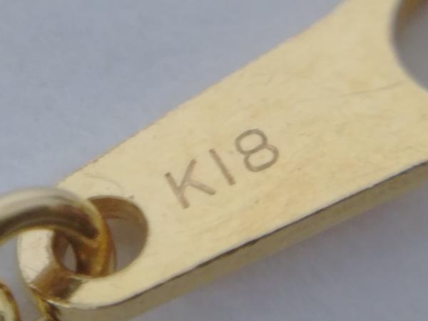 K18 スクリューチェーン ネックレス 約45cm 8.0g_画像4