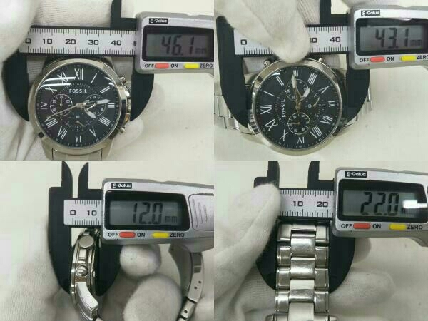 [Fossil] 111303 наручные часы кварц 5ATM R5.12 месяц батарейка прокладка заменен б/у 