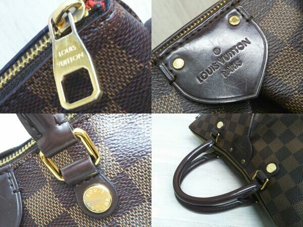 LOUIS VUITTON ルイヴィトン ダミエ シエナPM RI1138 N41545 2wayバッグ ブランドバッグ_画像5