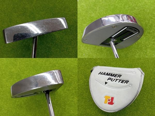 T×T HAMMER PUTTER パター ゴルフ ヘッドカバー付属_画像8