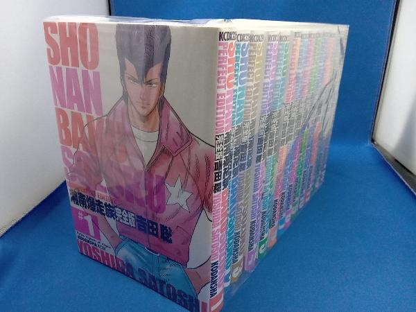  the whole the first version all 14 volume set scorch * some stains equipped Shonan Bakuso group ( complete version ) Yoshida .