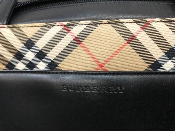  через год BURBERRY Burberry ручная сумочка noba проверка чёрный 