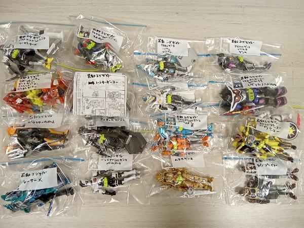 { Junk present condition goods } Kamen Rider Exe ido build geo u equipment moving set sale approximately 75 piece 