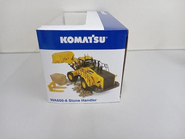 UNIVERSAL HOBBIES 1/50scale KOMATSU WA600-8 Stone hand la-+ new bucket Yellow/Black UNIVERSAL HOBBIES