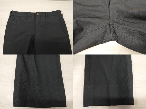 通年 COMME des GARCONS コム デ ギャルソン クロップドパンツ PQ-P070 AD2015 ダメージ加工 ポリエステル サイズ:XS 色:黒_画像5