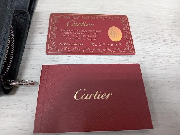 【人気ブランド】Cartier／二つ折り財布／黒／マルチェロ／カルティエ／財布_画像8