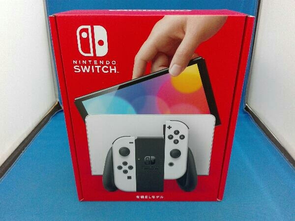 未使用品 Nintendo Switch(有機ELモデル) Joy-Con(L)/(R) ホワイト(HEGSKAAAA)の画像1