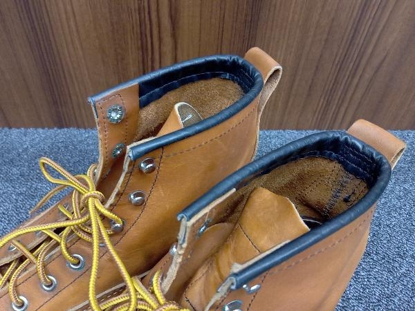 RED WING／レッドウィング／ラインマン／2904／9.5インチ／ブラウン／ワークブーツ／箱付属_画像9