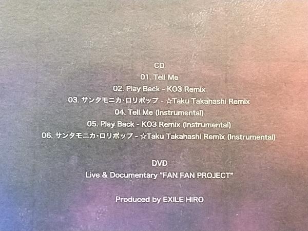 FANTASTICS from EXILE TRIBE CD Tell Me(LIVE盤)(DVD付)_画像3