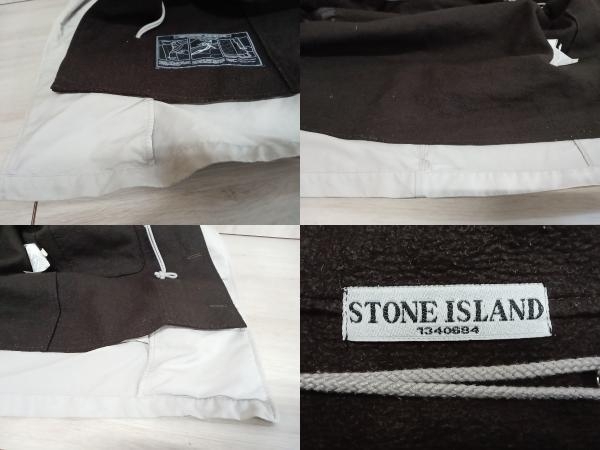 STONE ISLAND ストーンアイランド ミリタリー ショートトレンチコートMサイズ グレー メンズ_画像5