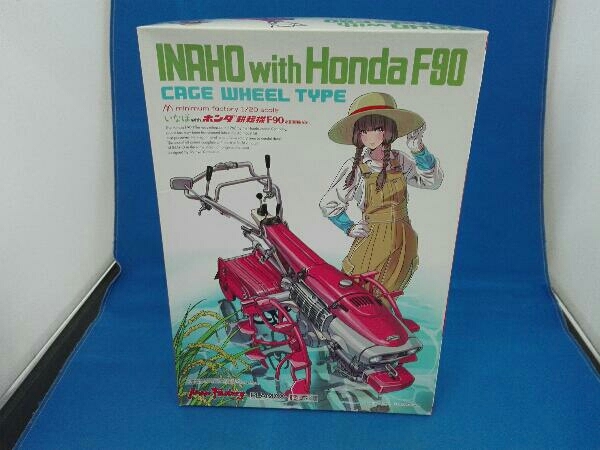 未使用品 箱に傷み プラモデル マックスファクトリー 1/20 いなほ with ホンダ耕耘機 F90 PLAMAX minimum factory MF-28_画像1