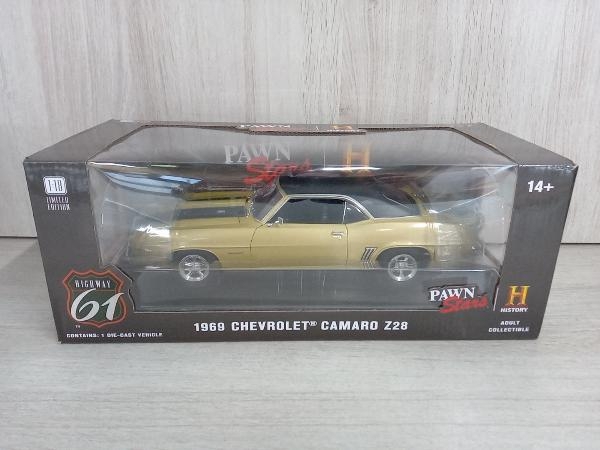 Highway61 GREENLIGHT 1/18 シボレー カマロ Z28 1969 ゴールド CHEVROLET CAMARO_画像1