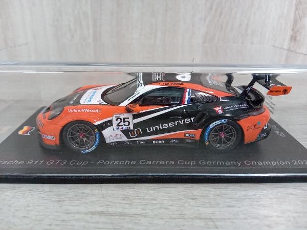 Spark model 1/43 Porsche 911 GT3 Cup No.25 Porsche Carrera Cup Germany Champion 2021 Larry ten Voorde スパーク_画像3