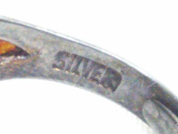 SV シルバー 天然トルコ石 フリーサイズ 総重量4.3g リング 指輪 アクセサリー ソーティング付_画像3