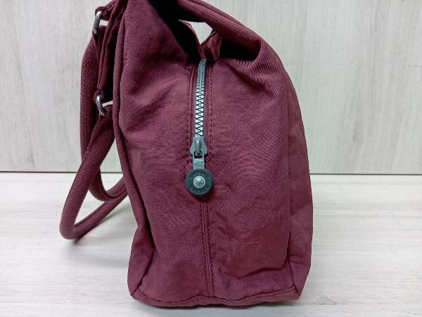 kipling キプリング トートバッグ ボルドー 赤系 布製 横幅約37.5cm_画像3