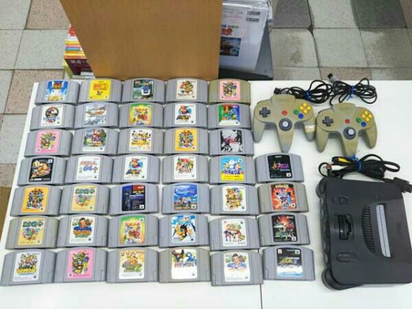  Junk Nintendo 64 soft body set sale controller Mario party Zelda Old soft Doraemon ....