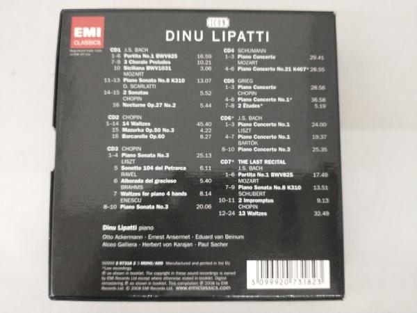 【1円出品】 ディヌ・リパッティ 【輸入盤】Dinu Lipatti: J.S.Bach,Mozart,Chopin,etc(1937-50)(7CD)_画像2