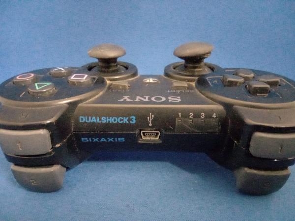 ジャンク PS3 ワイヤレスコントローラ(DUALSHOCK3):ブラック_画像4