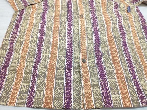 夏 patagonia パタゴニア ORGANIC COTTON ハワイアン アロハシャツ オーガニックコットン 90s ヴィンテージ オープンカラー S マルチカラー_画像7