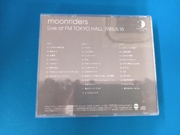 ムーンライダーズ CD Archives Series Vol.09 Moonriders Live At FM TOKYO HALL 1986.6.16_画像4