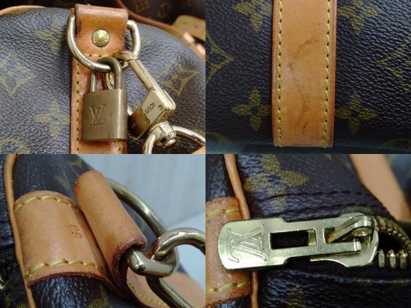 ルイヴィトン　LOUIS VUITTON／モノグラム ／キーポルバンドリエール60　ボストンバッグ　パドロック付（キー欠品）M41412_画像8