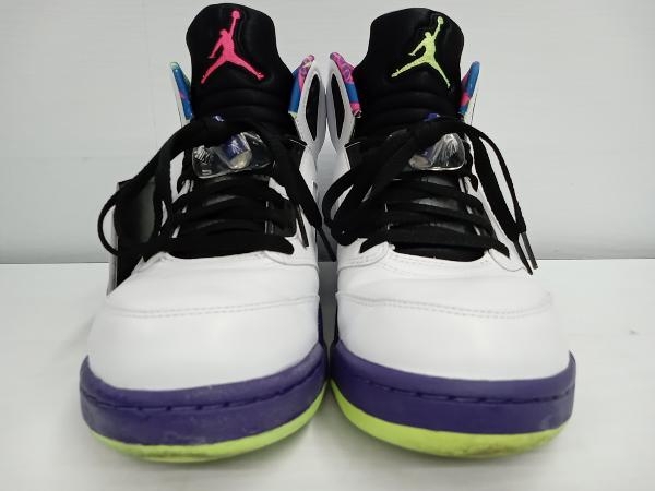 NIKE AIR JORDAN 5 RETRO Alternate BelAir ナイキ ジョーダン5 オルタネート ベルエア DB3335-100 箱付き ホワイト 28cm メンズ_画像2