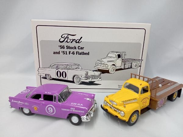 【返品?交換対象商品】 フォード ファーストギア製 56 フラットベッド -6 F 51 & ストックカー 商用車、公用車