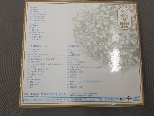 Ray CD Happy days(初回限定盤)(Blu-ray Disc付)／レイ_画像2