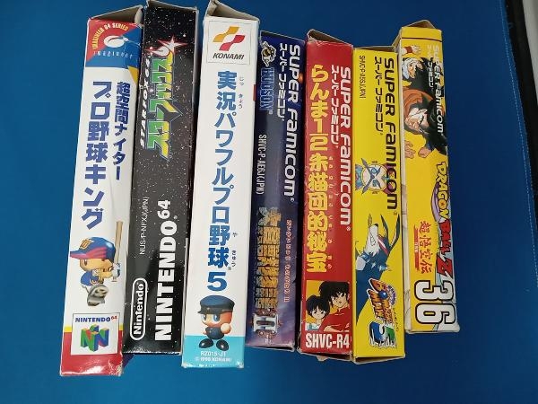  Super Famicom 4 шт . Nintendo 64 3 шт всего 7 шт. игра soft пустой коробка повреждение есть 