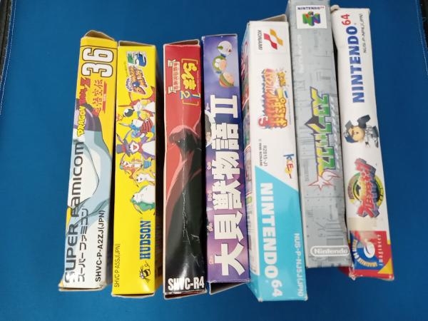  Super Famicom 4 шт . Nintendo 64 3 шт всего 7 шт. игра soft пустой коробка повреждение есть 