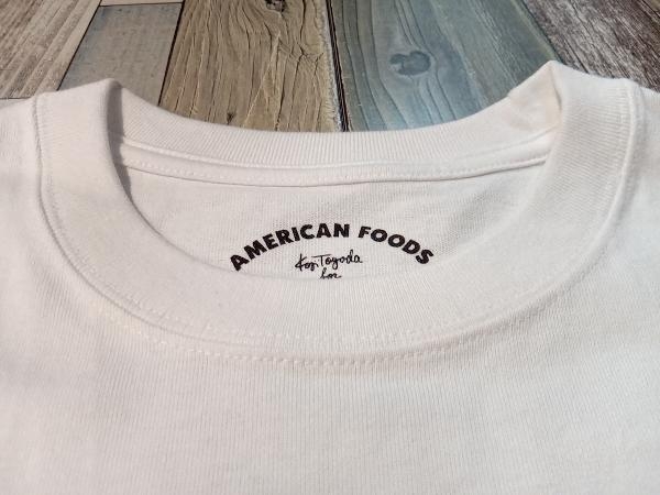 Ron Herman ロンハーマン AMERICAN FOODS 半袖Tシャツ バックプリント ホワイト L 店舗受取可_画像4