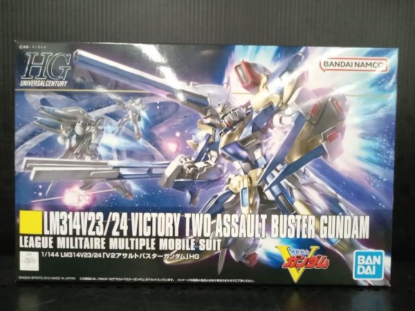 【内袋未開封・未組立】プラモデル (再販)バンダイ 1/144 LM314V23/24 V2アサルトバスターガンダム HGUC 「機動戦士Vガンダム」_画像1