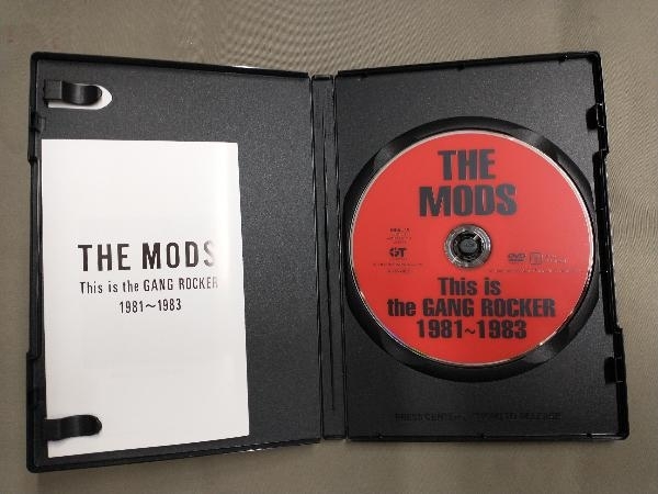  obi equipped DVD This is the Gang Rocker 1981~1983 THE MODS