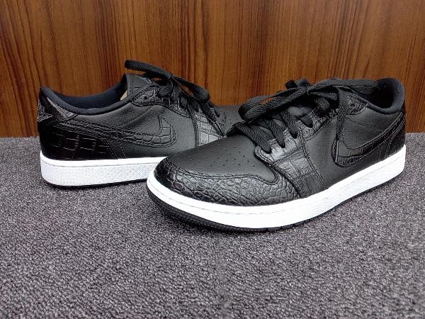 【ラッピング無料】 NIKE/ナイキ/AIR 1/DD9315-003/28.5cm/箱・シューレース付属/ゴルフシューズ CROC/エアジョーダン BLACK GOLF LOW 1 JORDAN 28.5cm