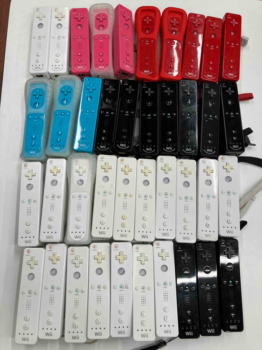  Junk Nintendo Wii remote control ×20 plus ×20 steering wheel ×10nn tea k×20 total 60 point present condition goods 