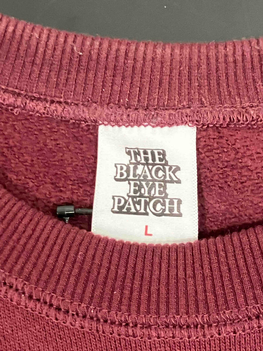 【Black Eye Patch】SWEET CIGAR BORDERED クルースウェット THE BLACK EYE PATCH cigar bordered crew sweat ザ・ブラック