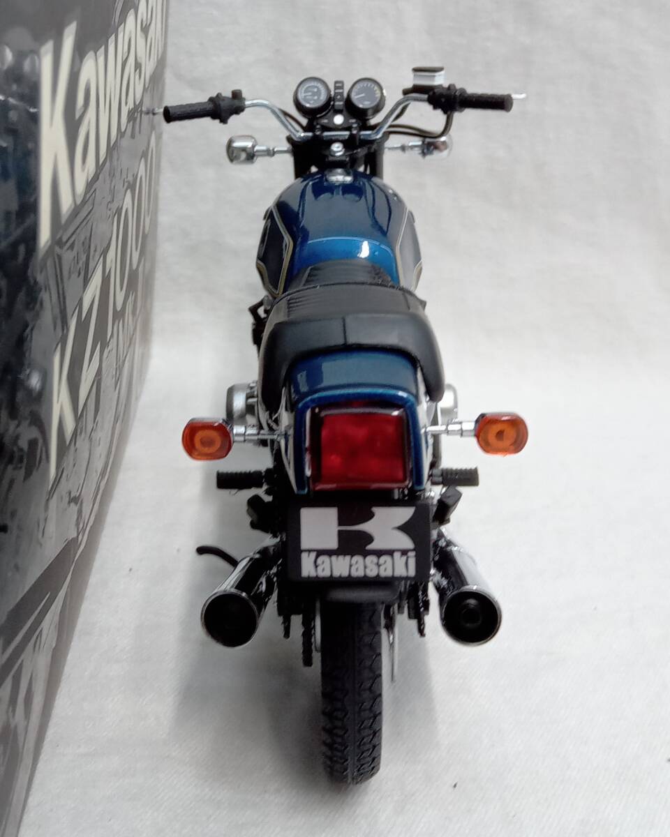  Junk WIT\'s KAWASAKI KZ1000 Mk.IIwitsu Kawasaki ruminas темно-синий 1/12 BK126 мотоцикл модель 