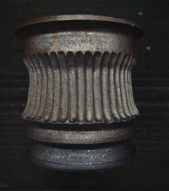 SD8i CELECTオリジナル DAMAGE SHINOGI POT 炭化焼成 釉薬 鎬鉢 アガベ パキプス オベサ グラキリス