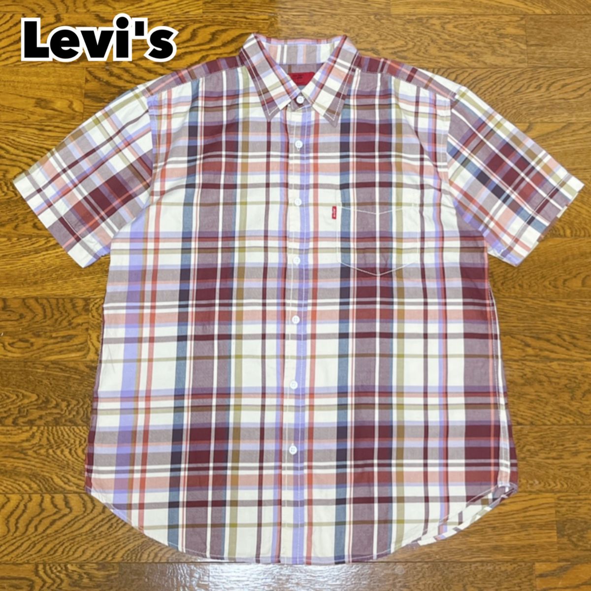 Levi's リーバイス チェックシャツ 半袖 アメカジ XL