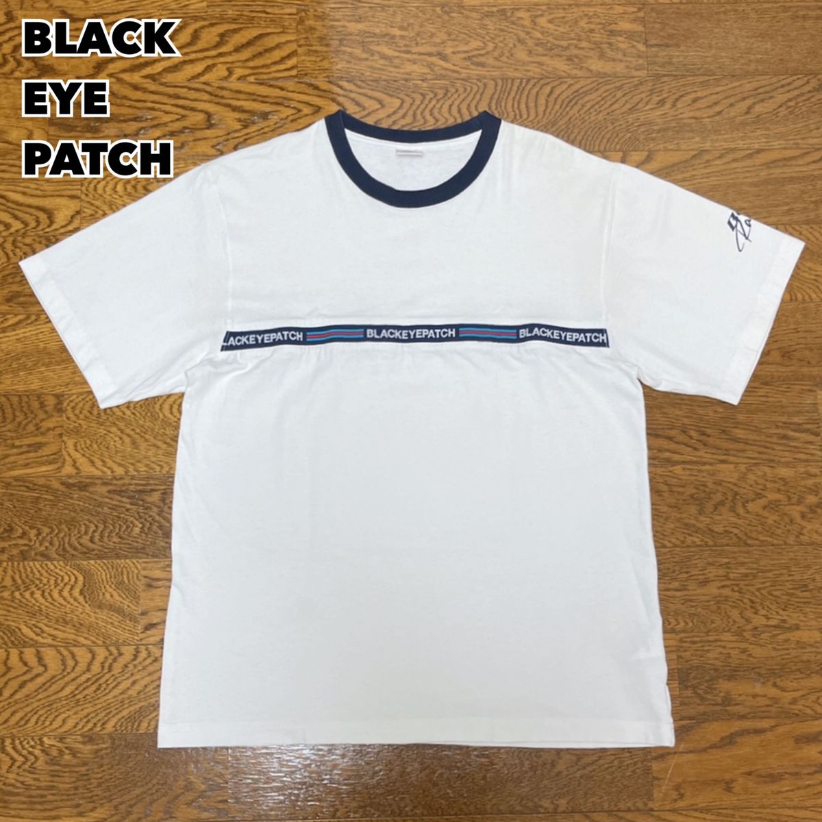 BLACK EYE PATCH ブラックアイパッチ Tシャツ リンガーネック