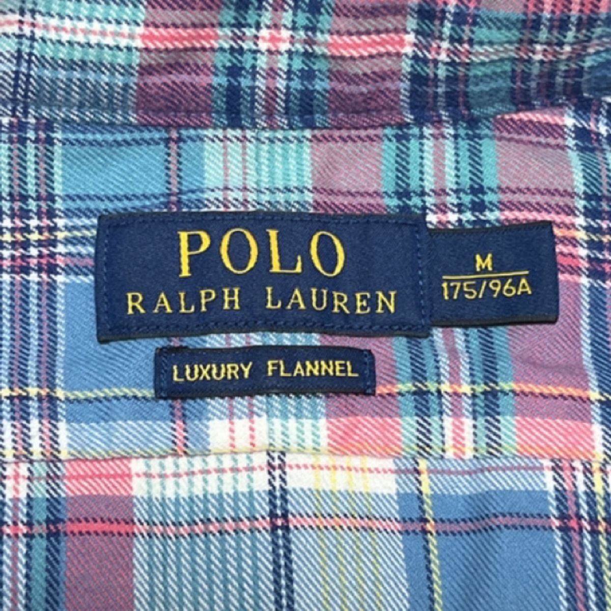 POLO RALPH LAUREN チェックシャツ ライトネル M