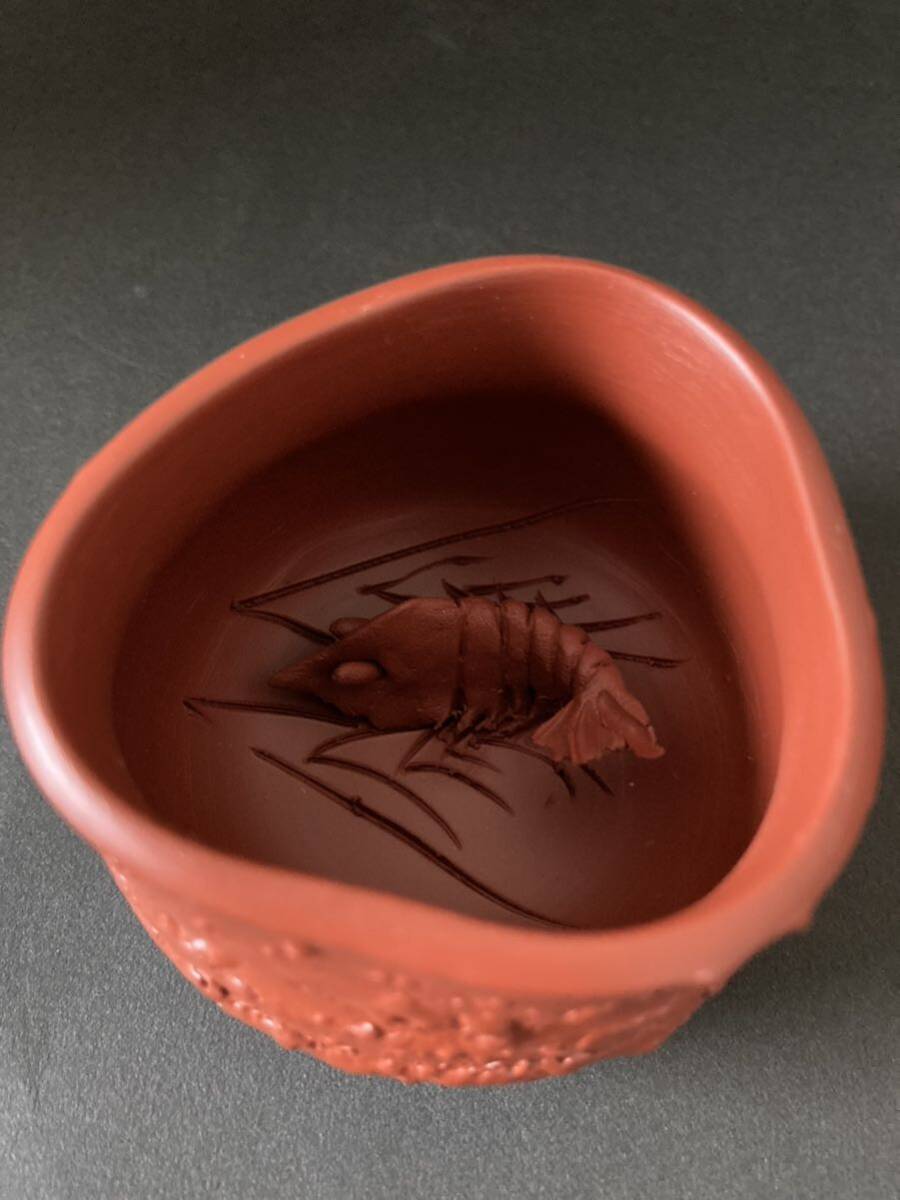  Inoue элемент три map изменение внутри . река . море .. рыба орнамент большие чашечки для сакэ 3 покупатель чашечка для сакэ зеленый чай . Tokoname . цельный умение чайная посуда . грязь горячая вода холодный комплект 