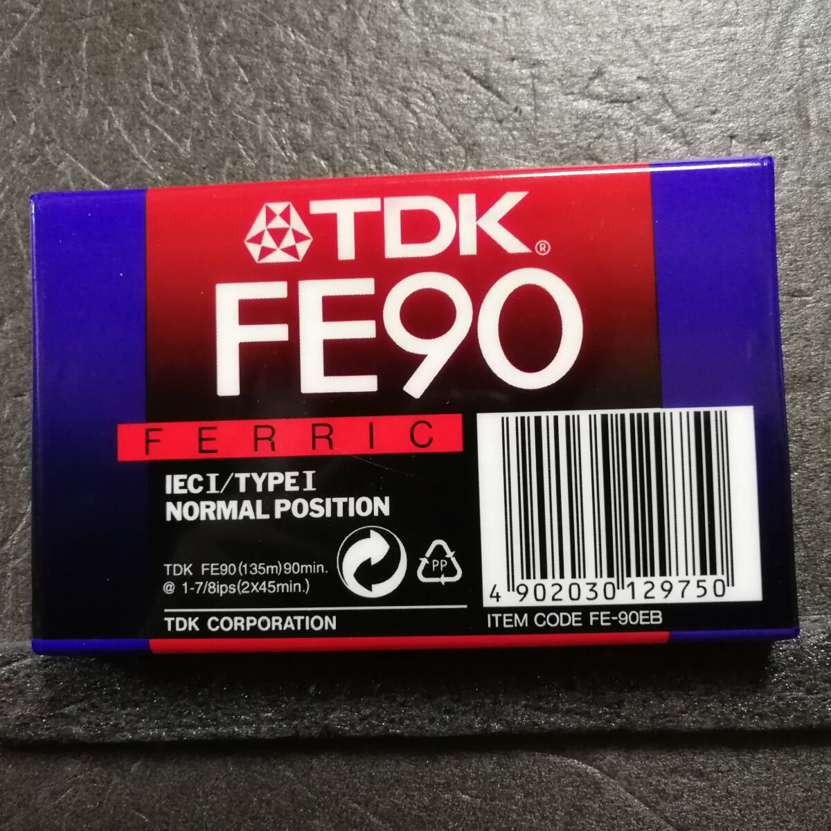 未開封　カセットテープ　TDK FE　90分_画像2