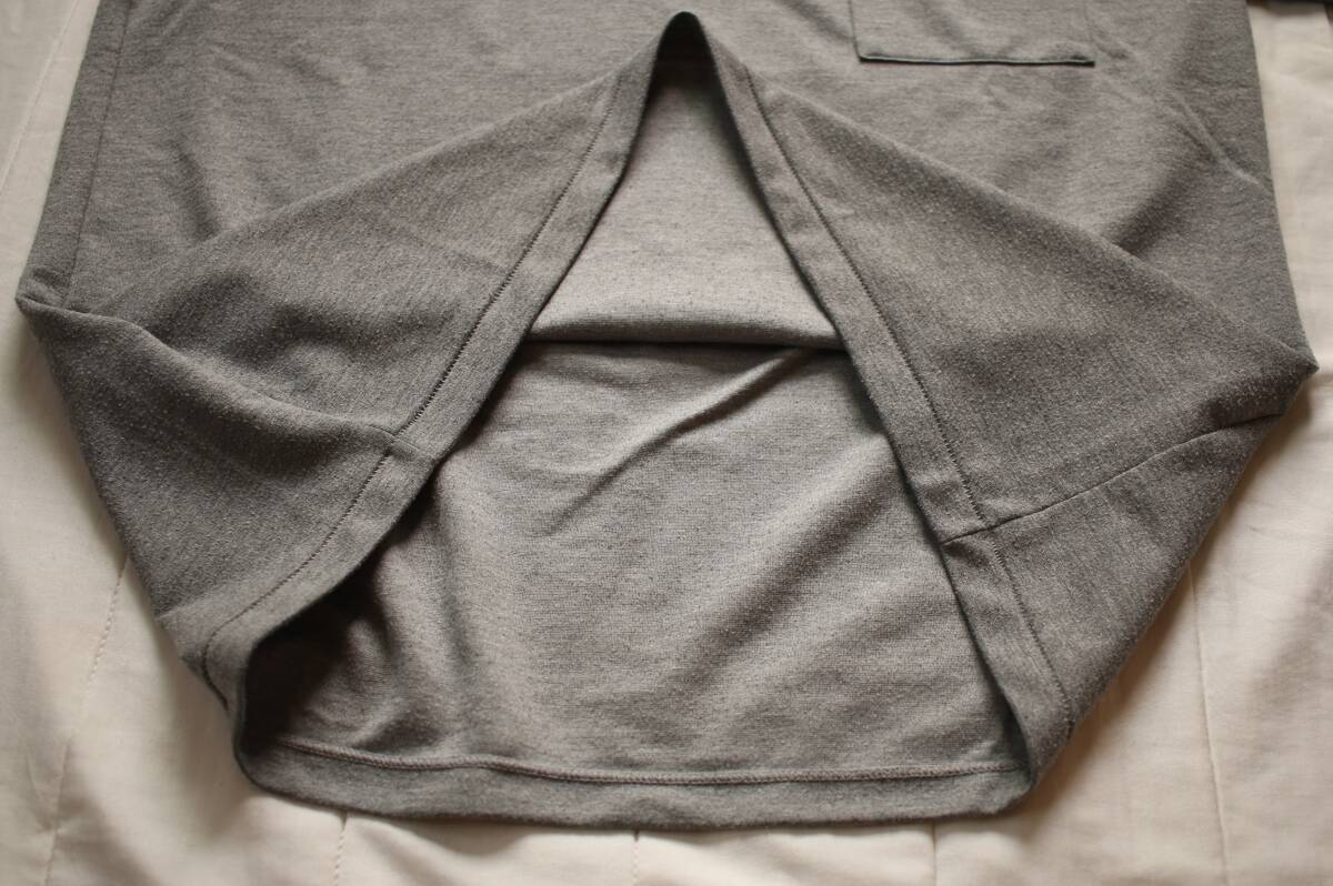 *1 jpy free shipping super-discount BEAUTY&YOUTH UNITED ARROWS United Arrows shirt 38 gray ash made in Japan Made in Japan T-shirt M pocket 