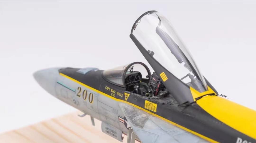 1/48 America navy F/A-18E construction painted final product 